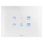 GEWISS - GEWGW16955CB PLACCA ICE TOUCH SIMB. INTERC. BIANCO