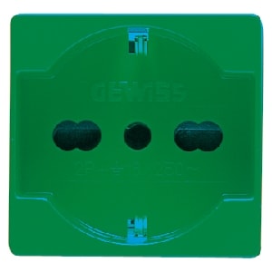 GEWISS - GEWGW20282 PRESA 2P+T 16A BIV.ST.ITALIANO/TED.VERDE