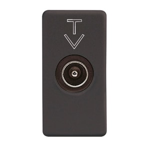GEWISS - GEWGW21383 PRESA TV PASS.ATT.14DB C.M.9,5MM SY/BK