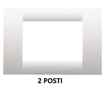 GEWISS - GEWGW22102 PLACCA 2M BIANCO NUVOLA SYSTEM VIRNA