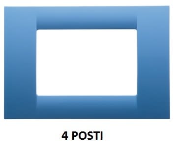 GEWISS - GEWGW22164 PLACCA 4M AZZURRO CIELO SYSTEM VIRNA