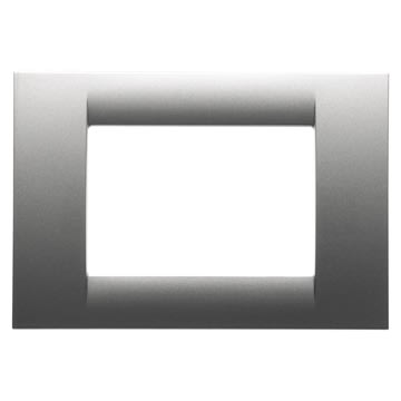 GEWISS - GEWGW22283 PLACCA 3M TITANIO METALLIZ.SYSTEM VIRNA