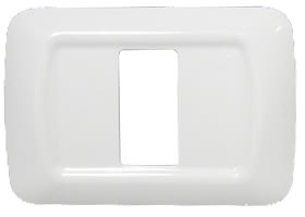 GEWISS - GEWGW22501 PLACCA 1 POS.BIANCO NUVOLA TOP SYSTEM