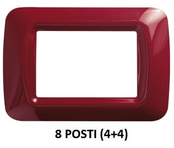 GEWISS - GEWGW22537 PLACCA 8M AMARANTO CLASS.TOP SYSTEM