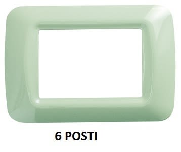 GEWISS - GEWGW22546 PLACCA 6M VERDE VENEZIA TOP SYSTEM