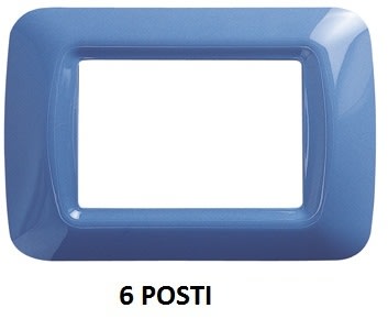 GEWISS - GEWGW22566 PLACCA 6M AZZURRO CIELO TOP SYSTEM