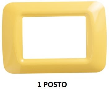 GEWISS - GEWGW22581 PLACCA 1M GIALLO MAIS TOP SYSTEM