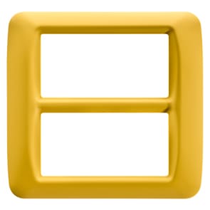 GEWISS - GEWGW22587 PLACCA 8M GIALLO MAIS TOP SYSTEM