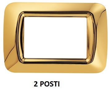 GEWISS - GEWGW22662 PLACCA 2M ORO ANTICO TOP SYSTEM