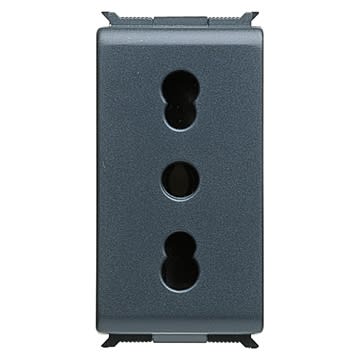 GEWISS - GEWGW30203 PRESA 2P+T 16A BIV.ST.ITAL.CON SCHERMI