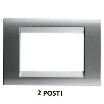 GEWISS - GEWGW32012 PLACCA 2M TITANIO METALLIZZ.PLAYBUS