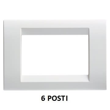 GEWISS - GEWGW32026 PLACCA 6M BIANCO NUVOLA PLAYBUS