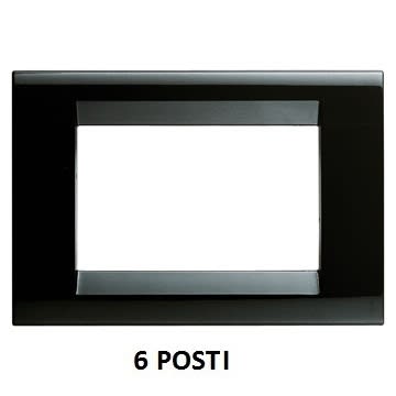 GEWISS - GEWGW32056 PLACCA 6M NERO TONER PLAYBUS