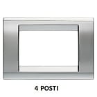 GEWISS - GEWGW32074 PLACCA 4M CROMO SOFT PLAYBUS