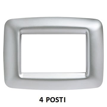 GEWISS - GEWGW32754 PLACCA 4M CROMO SOFT PLAYBUS YOUNG