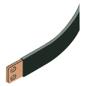 GEWISS - GEWGW47652 COPPIA DI BANDELLE FLESSIBILI LUNGHEZZA 2 METRI - 250A - 3X20X1