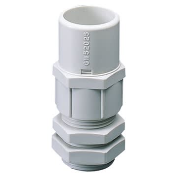 GEWISS - GEWGW52028 PRESSACAVO IN NYLON CON ALLOGGIAMENTO PER TUBO RIGIDO - PASSO PG 36 - PER TUBI DIAMETRO 40MM - GRIGIO RAL 7035 - IP66