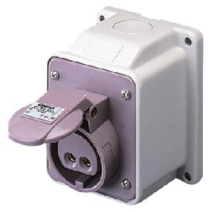 GEWISS - GEWGW62458 PRESA FISSA 10°PAR.PR.2P 16A 42V 12H