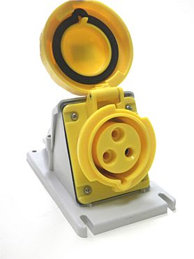 GEWISS - GEWGW63521 PRESA FISSA 90 PAR.ST.3P+N+T 63A 110V 4H