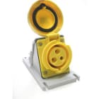 GEWISS - GEWGW62496 PRESA FISSA 90 PAR.ST.2P+T 16A 110V 4H