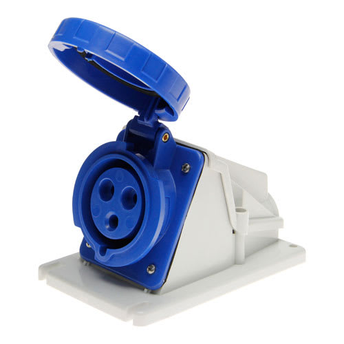 GEWISS - GEWGW62499 PRESA FISSA 90°PAR.ST.2P+T 16A 230V 6H