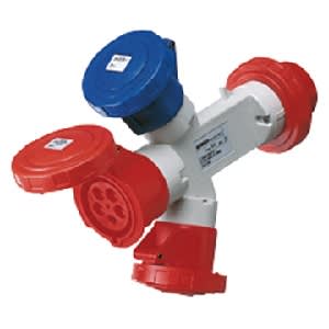GEWISS - GEWGW64061 AD.ST.3P+N+T 32A 400V 2P+T/3P+T/3P+N+T