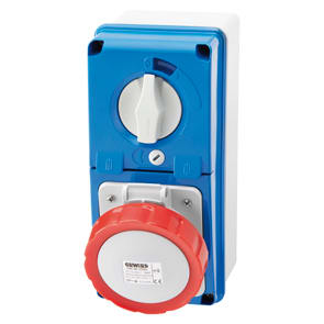GEWISS - GEWGW66242N PR.BL IP67 C.F.3P+N+T 32A 400V 6H CBF
