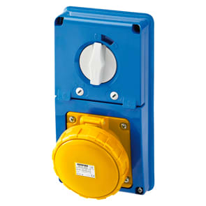 GEWISS - GEWGW66347N PR.BL IP67 S.F.3P+N+T 63A 110V 4H CBF