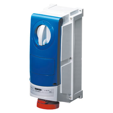 GEWISS - GEWGW66509 PRESA BL.IP66 C.F.3P+N+T 16A 400V 6H DIR