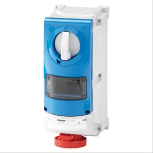 GEWISS - GEWGW66871 PRESA BL.IP66 C.F.3P+N+T 63A 230V 9H A.M
