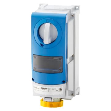 GEWISS - GEWGW66986 PRESA BL.IP66 C.F.3P+T 32A 110V 4H A.M