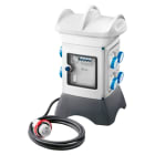 GEWISS - GEWGW68846W QMC16T - CABLATO - TRASPORTABILE - BIFACCIALE - 6 PRESE 2P+T 16A 2 PRESE CIVILI 10/16A - IP55 - BIANCO