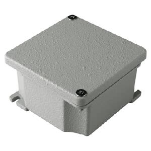 GEWISS - GEWGW76261 CASSETTA DI DERIVAZIONE - IN ALLUMINIO PRESSOFUSO - VERNICIATA - GRIGIO METALLIZZATO - 91X91X54 - IP66