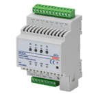 GEWISS - GEWGW90730 ATTUATORE ON/OFF - 4 CANALI - 10A - 4 INGRESSI UNIVERSALI - KNX - IP20 - 4 MODULI DIN