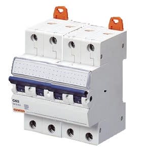 GEWISS - GEWGW92093 INT.MAGNETOTERMICO 4P C63 6KA 4M