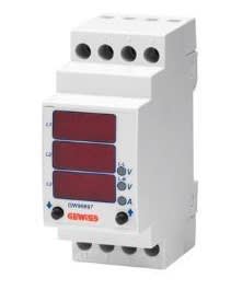 GEWISS - GEWGW96897 MULTIMETRO TENSIONE CORRENTE - 2 MODULI