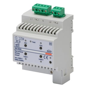 GEWISS - GEWGWA9352 DIMMER UNIVERSALE EASY 2 CAN.X300W G.DIN