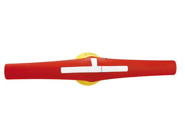 LOVATO - LOVGEX68N MANIGLIA BLOCCOPORTA GIALLO/ROSSA