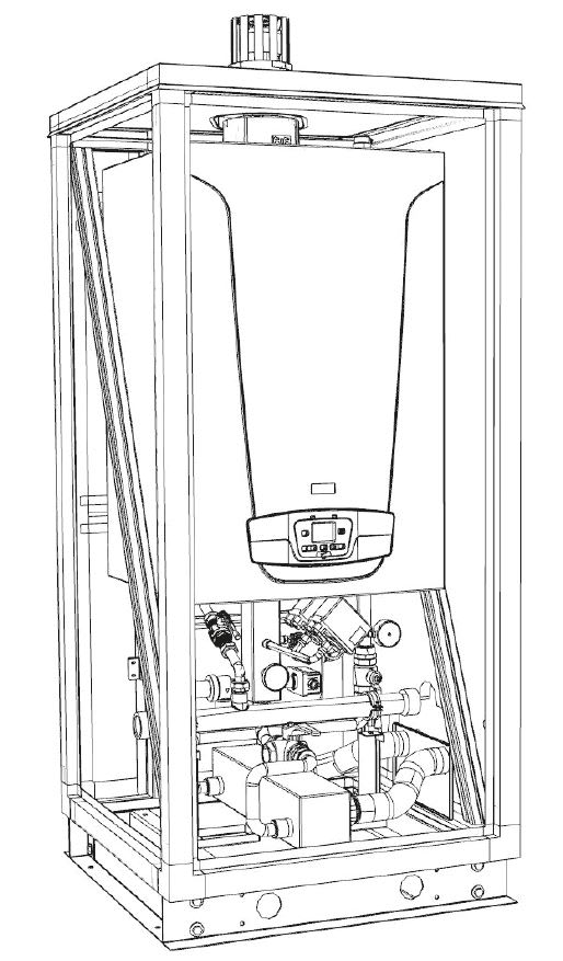 BAXI - BAXA7743470 GMC+ 1 1X115 DX C/ SEP.