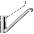 RUBINETTERIA PAFFONI - PFFGR303CR MIX LAVELLO MONOFORO CANNA FUSA CON LEVA