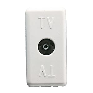GEWISS - GEWGW20230 PRESA TV RESISTIVA TERM.20DB 75OHM SY/WT