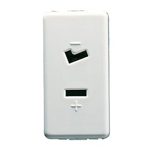 GEWISS - GEWGW20234 PRESA 2P 6A 24V (SELV) POLARIZZATA SY/WT