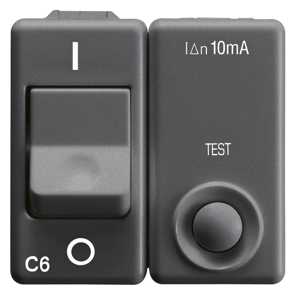 GEWISS - GEWGW21439 I.D.MAG.1P+N C16 IDN 10MA 230V 3KA SY/BK