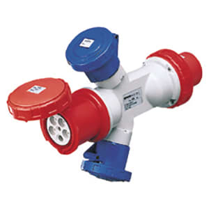 GEWISS - GEWGW64065 AD.3P+N+T 63A 400V 2X2P+T/1X3P+N+T