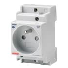 GEWISS - GEWGW96524 PRESA PER GUIDA DIN - STANDARD FRANCESE -2P+T 16A - 2,5 MODULI