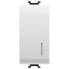 GEWISS - GEWGW10913 PULSANTE SOFT-CLICK - LUMINOSO - CON DIFFUSORE - PER INTERFACCE CONTATTI BUS - 1P NA PRIVO DI POTEN. - 1 MODULO - BIANCO LUCIDO - CHORUSMART