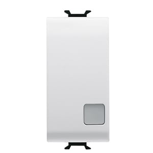 GEWISS - GEWGW10135 PULSANTE 1M 2P NA 16A ILL.SEGN.BIANCO