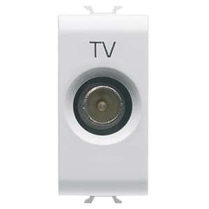 GEWISS - GEWGW10363 PRESA TV 1M PASS.10DB C.MASC.9,5MM BIA.