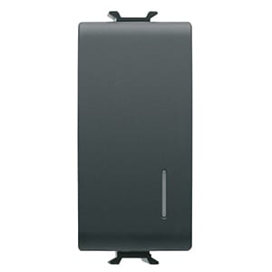 GEWISS - GEWGW12726 RELE DI CHIAMATA 1M 1P 12V AC/DC NERO