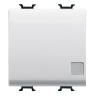 GEWISS - GEWGW10173 PULSANTE 2M 1P NA 16A ILL.SEGN.BIANCO